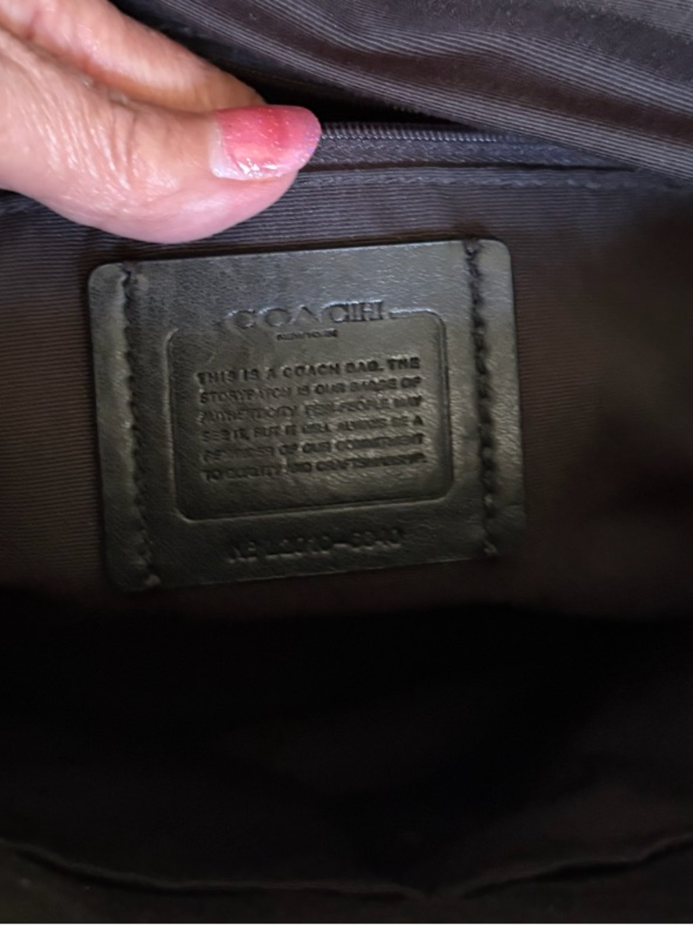 Coach Black Crossgrain Leather
Gallery Tote Bag - Picture 4 of 5
